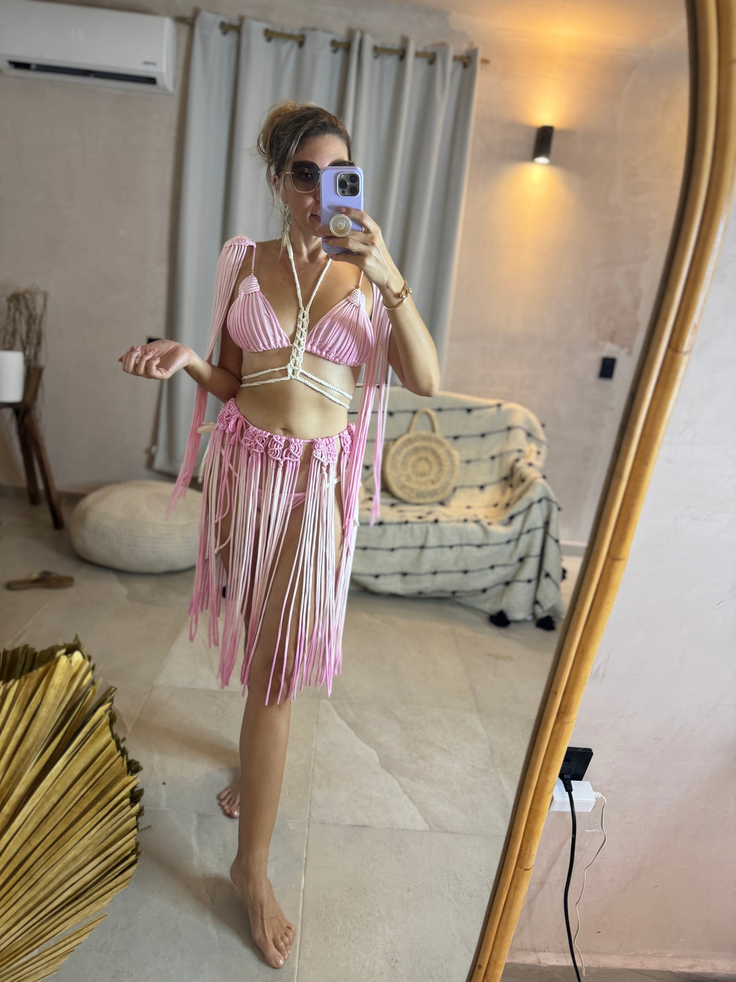 Bikini Resortwear 03 PINK/MARFIL - COL03