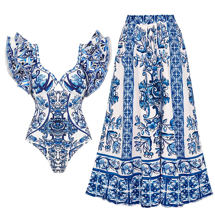 Traje A. Geovanna Blue - COM12
