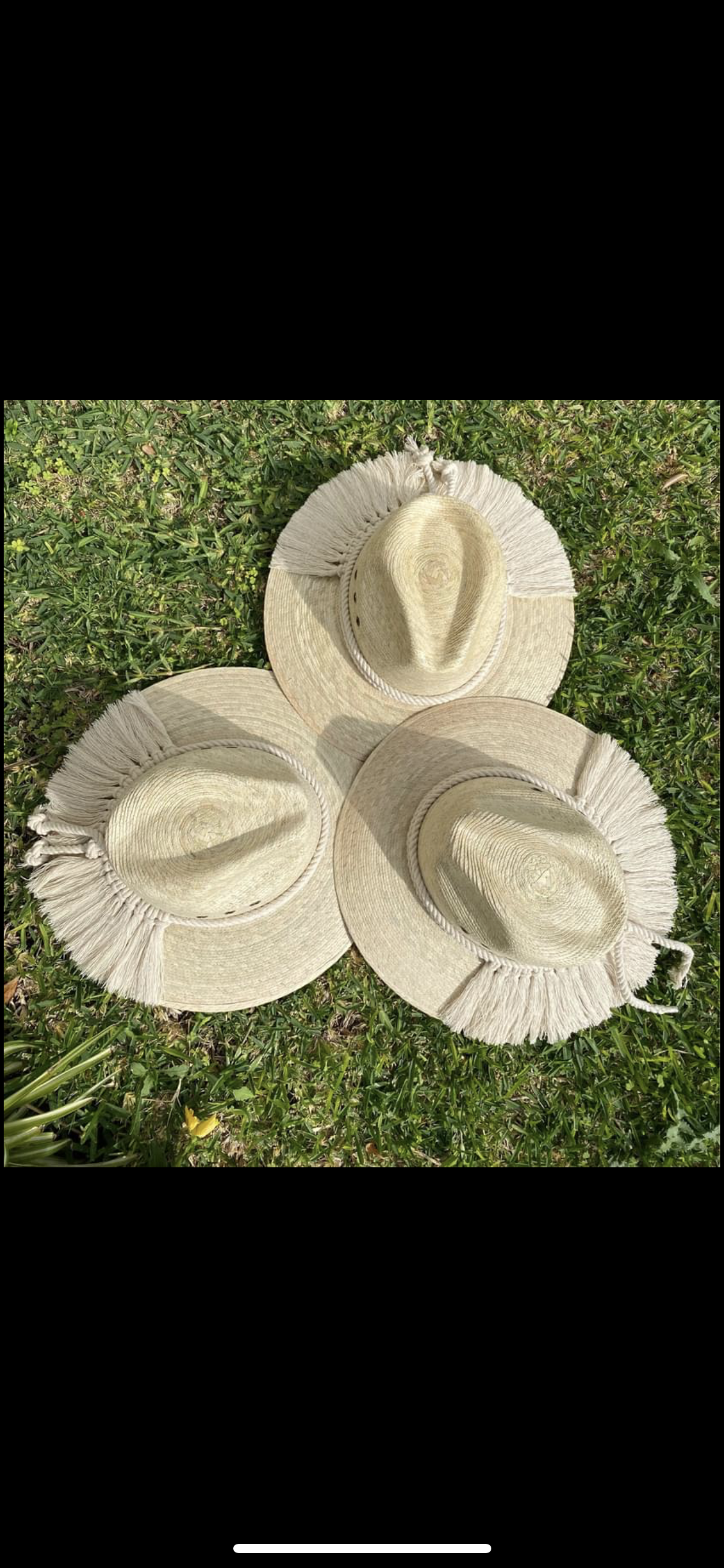 Sombrero Macrame Natur - S01
