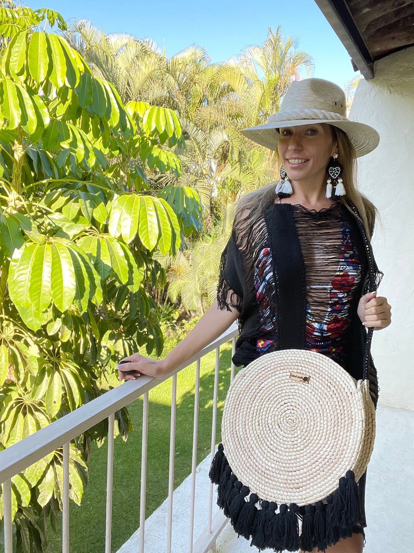 Sombrero Macrame Natur - S01