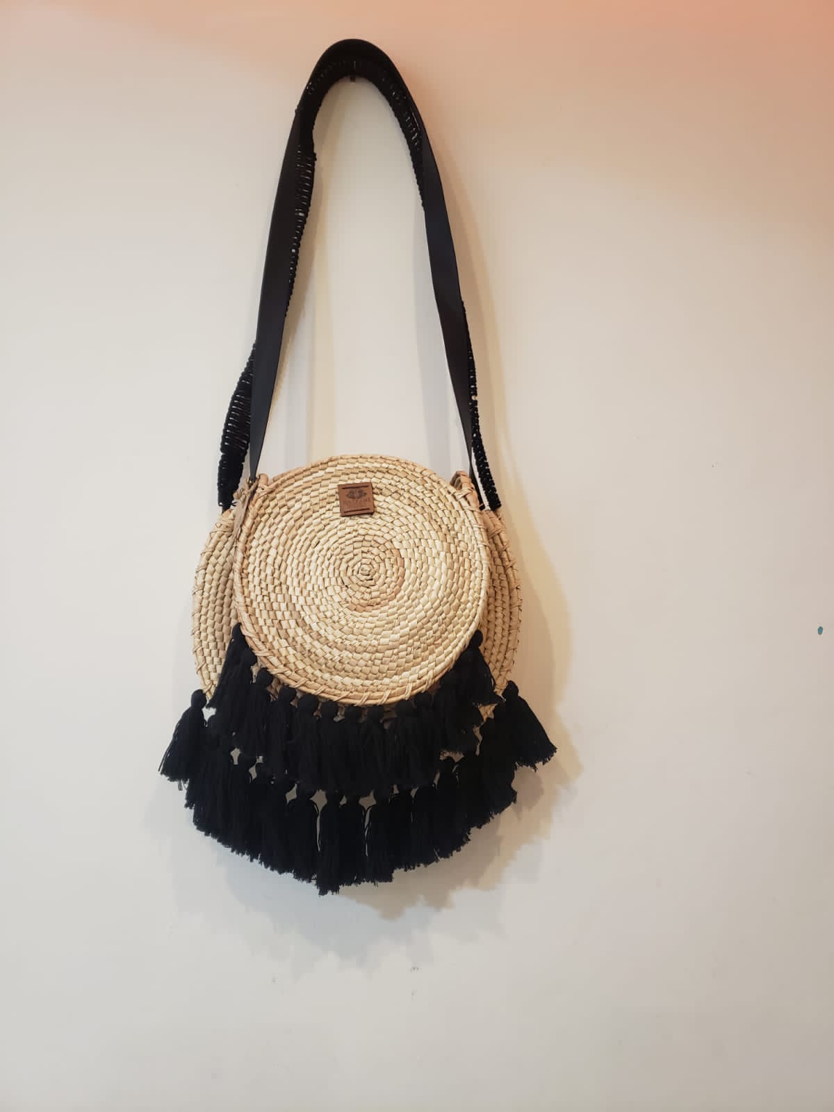 Bolsa Redonda Larga Negra GR - T04