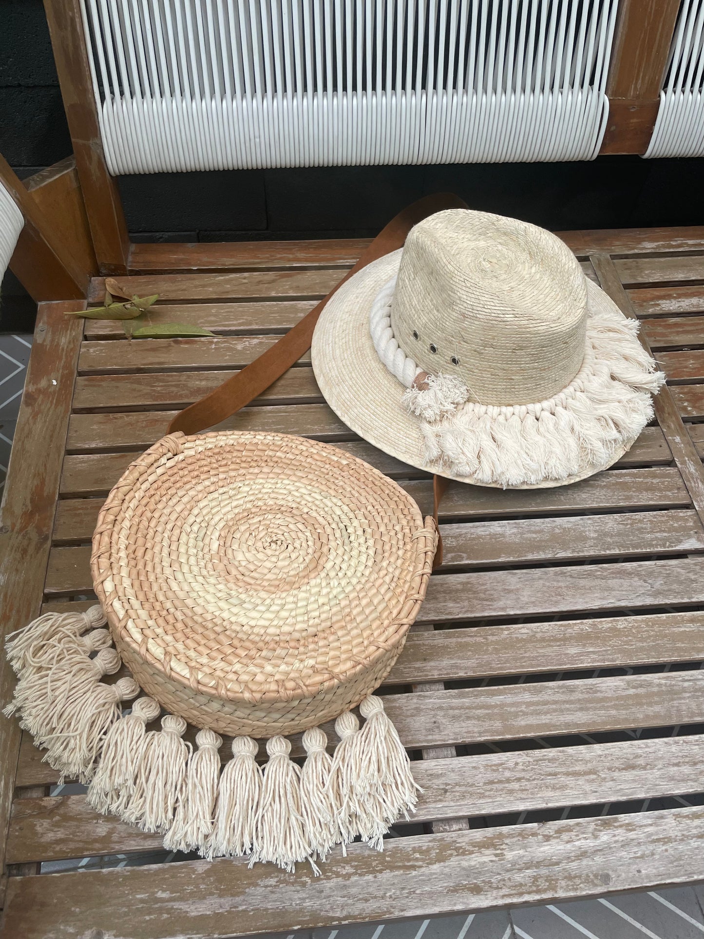 Sombrero Macrame Natur - S01