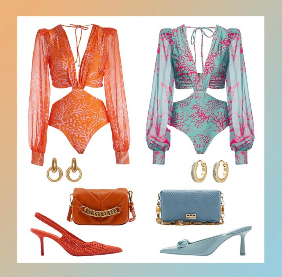 Traje Caicos Coral - E37A