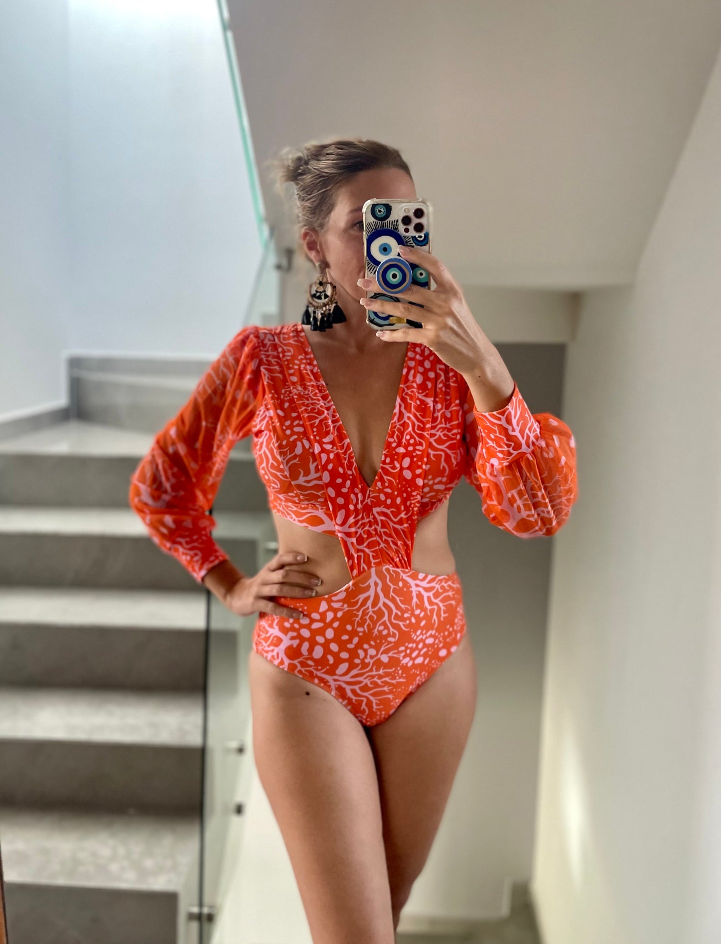 Traje Caicos Coral - E37A