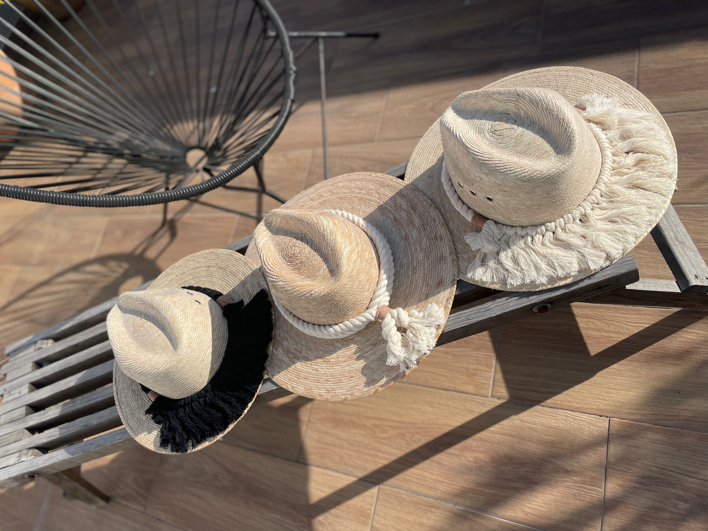 Sombrero Macrame Natur - S01