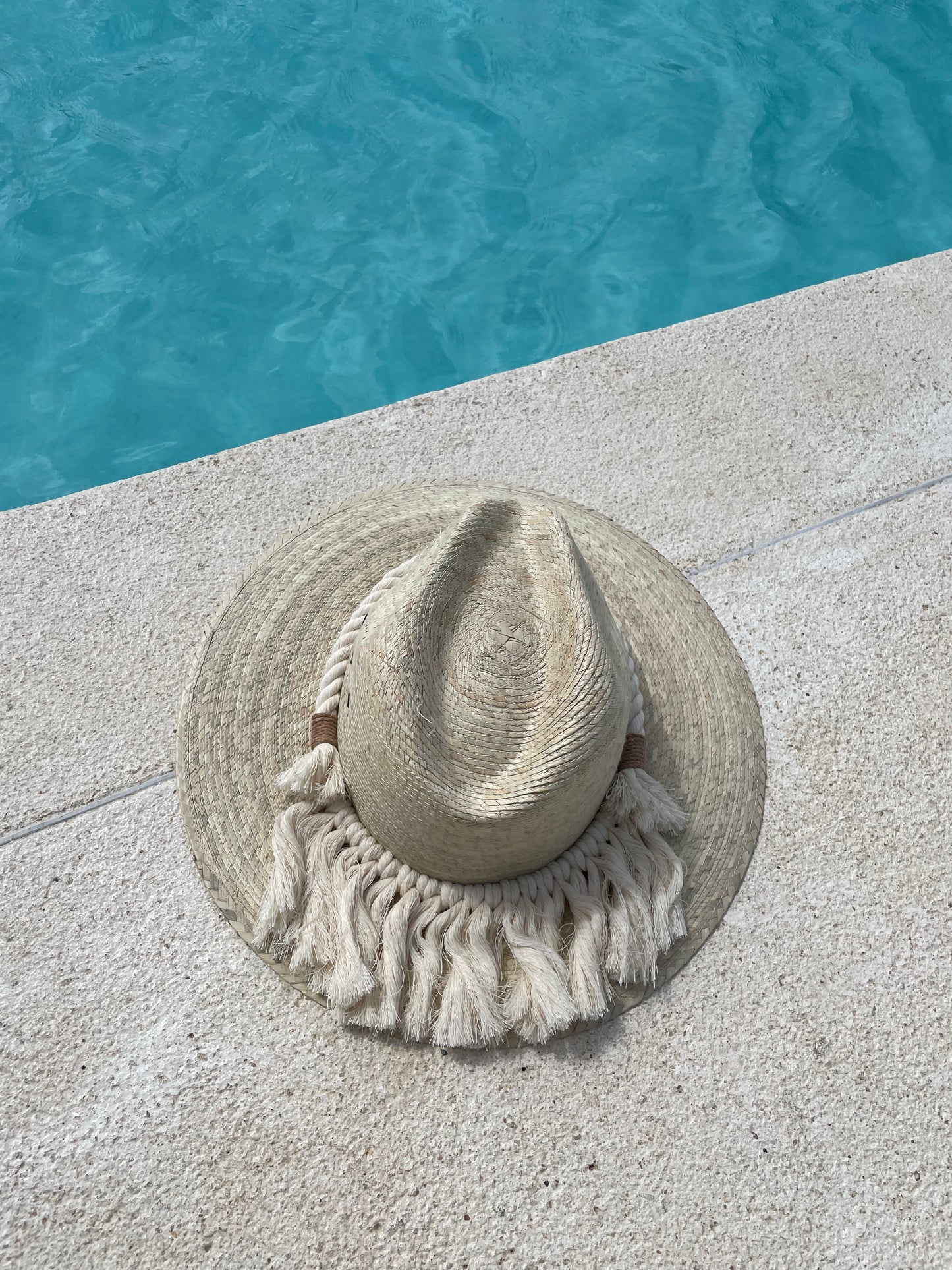 Sombrero Macrame Natur - S01