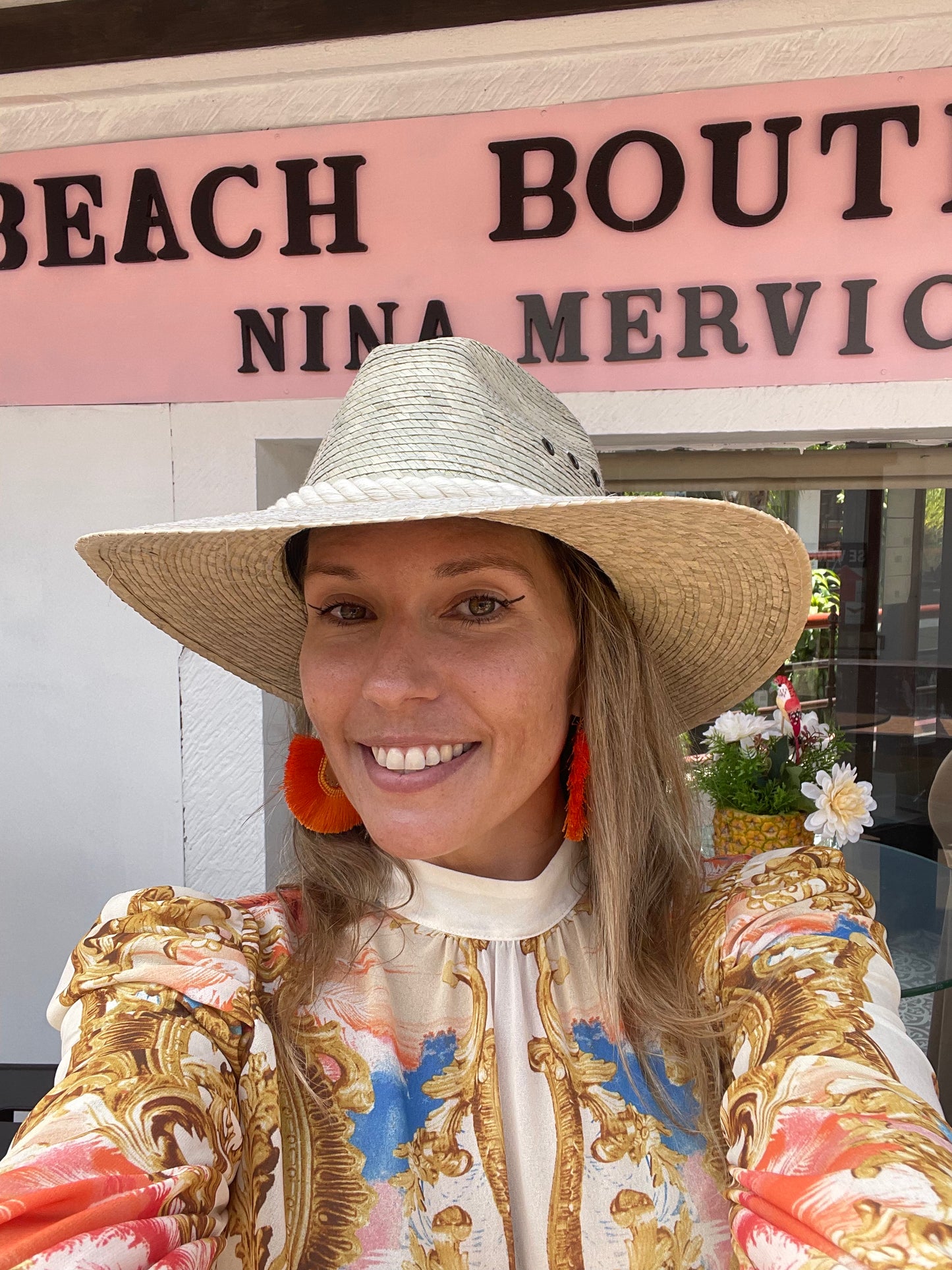 Sombrero Macrame Natur - S01