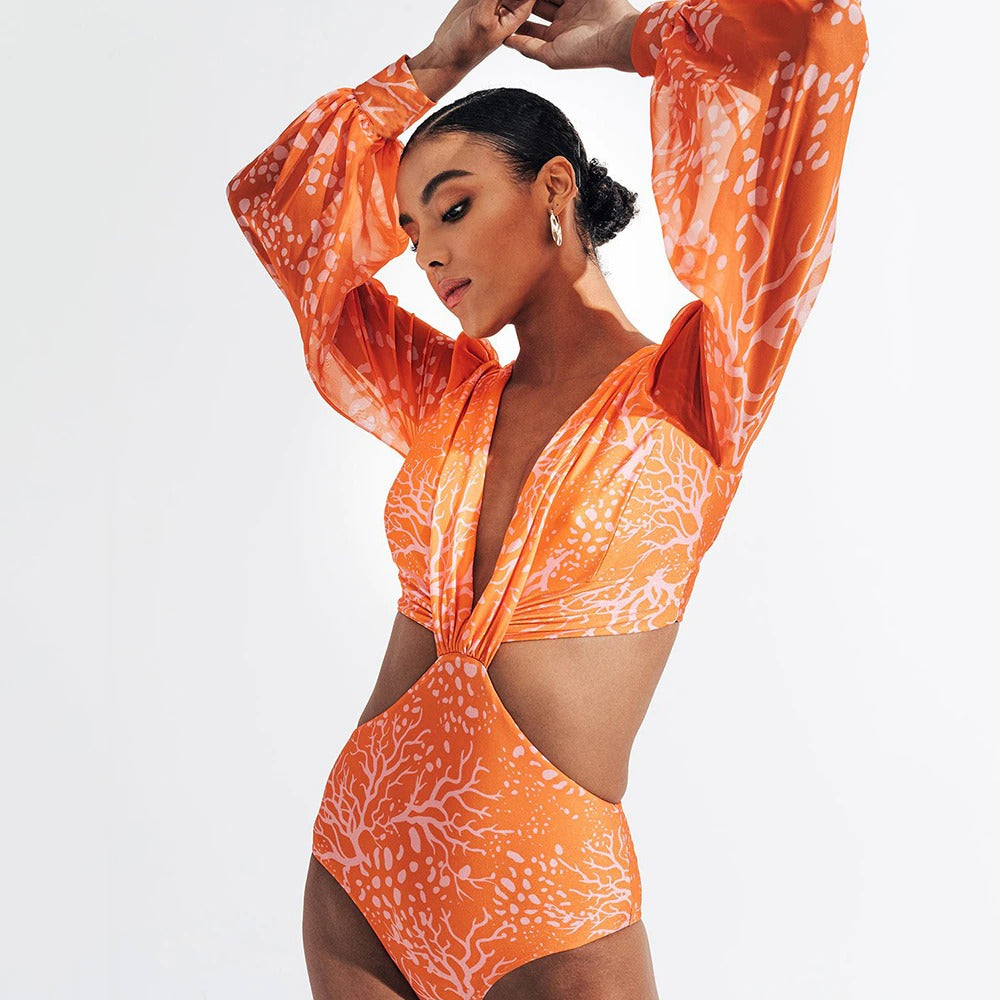 Traje Caicos Coral - E37A